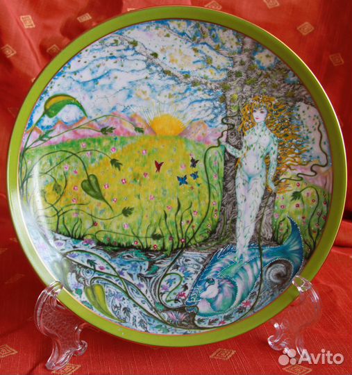 Тарелки настенные Времена Года. Германия Hоchst