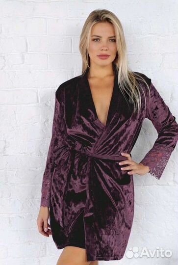 Халат домашний женский новый цвет сливовый
