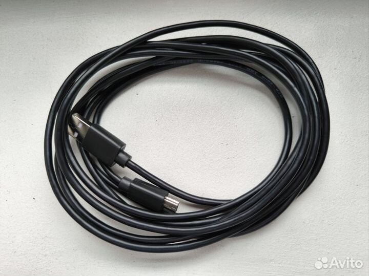 Кабель 3 м USB 2.0, AM/mini экранированный