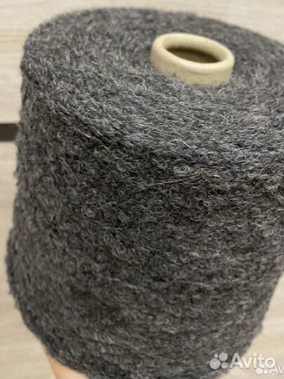 Пряжа букле с альпакой