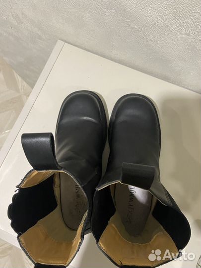 Ботинки кожа р.38