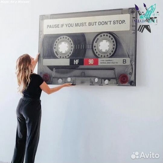 Картина винтаж Старая кассета в Москве