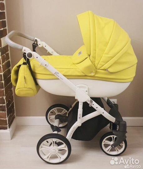 Коляска 2 в 1 эко кожа + автолюлька