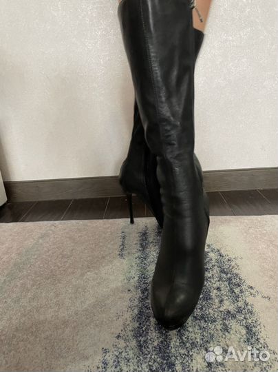 Сапоги натуральная кожа