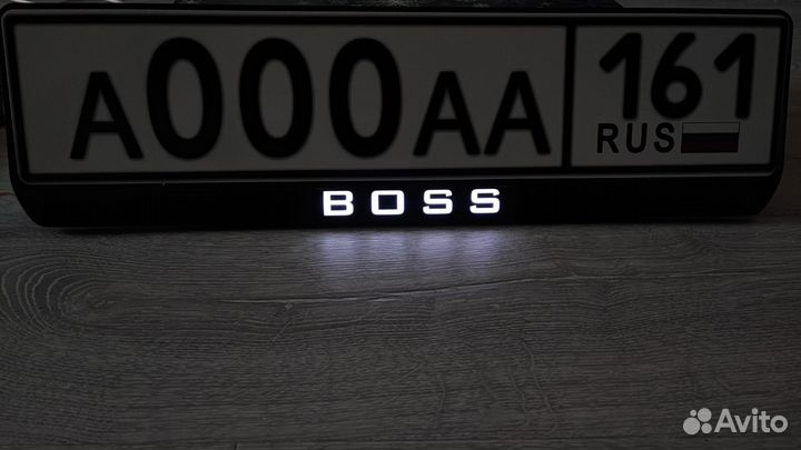 Премиум рамки для номера с любым текстом