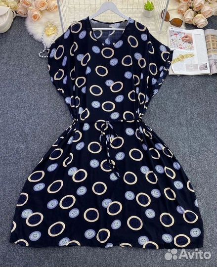 Платье 50 - 60 размер единый