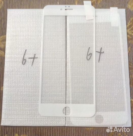 Стекло защитное для телефона iPhone 6+ и чехлы
