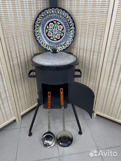 Печь + Казан узбекский 16 л