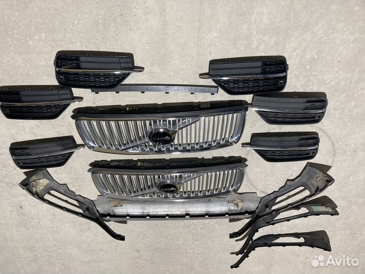 Губа передняя volvo xc90 II 2015+ в сборе