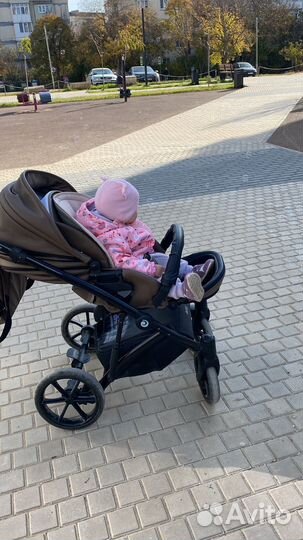 Коляска Tutis viva life 2 в 1 2021 экокожа