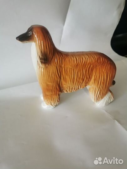 Статуэтка фарфор лфз СССР собака