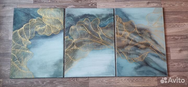 Интерьерная картина на холсте (объёмная)