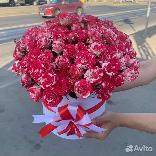 Кустовые розы/101 51 25 кустовые роза/с доставкой