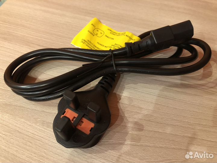 Кабель питания bs-1363/a на 13А с предохранителем