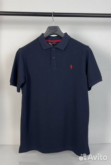 Поло Polo ralph lauren синее