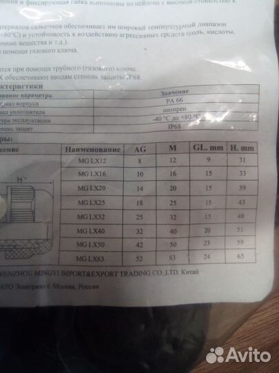 Сальники MG LX-40