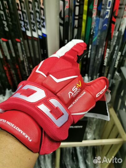 Оригинал Перчатки хоккейные CCM Tacks AS-V Pro 14
