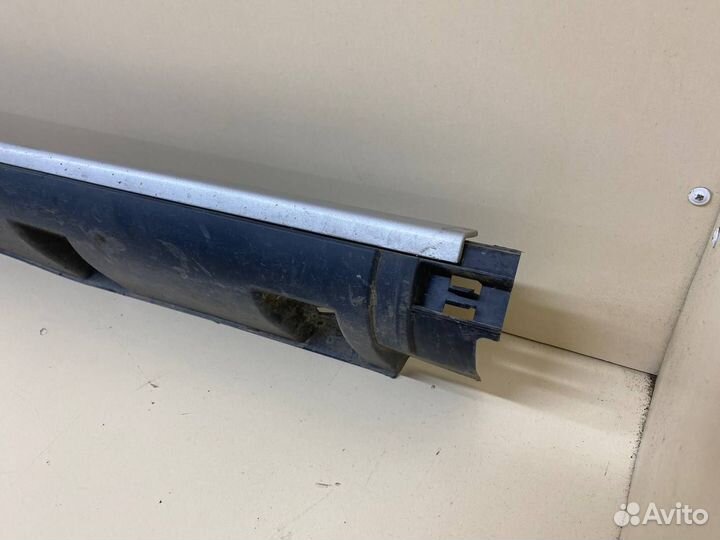 Накладка на порог наружная Renault Duster 2012