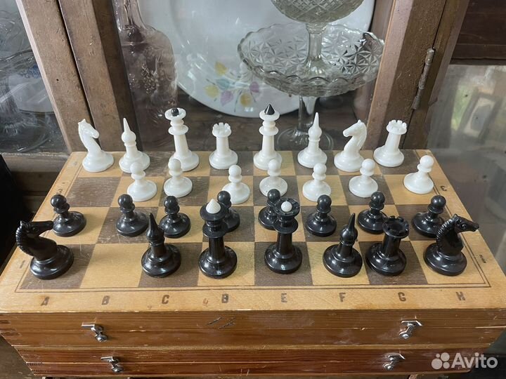 Шахматы СССР пластик