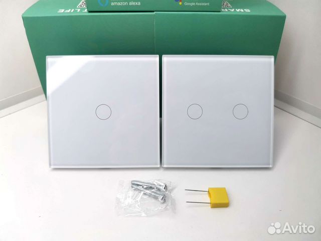 ZigBee Выключатель белыйTuya с Алисой Яндекс