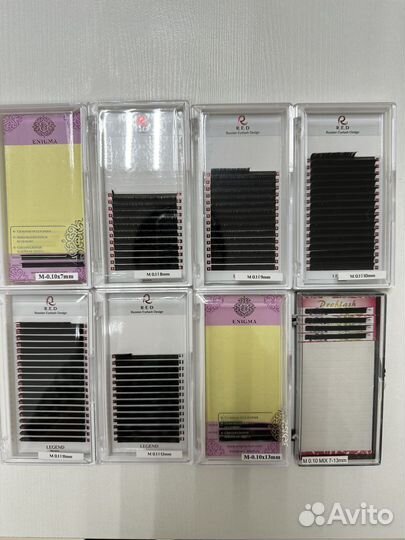 Ресницы для наращивания enigma red lesh go lana