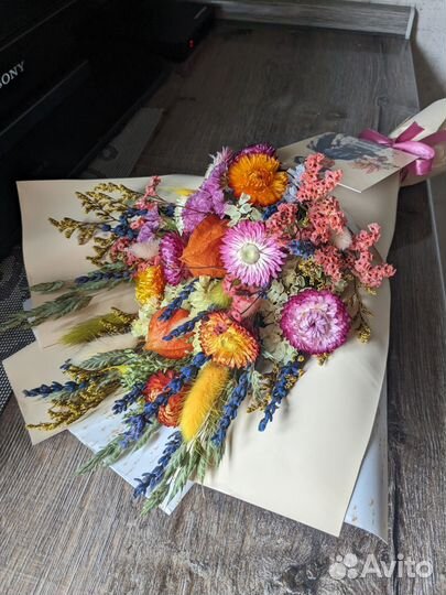 Букеты из сухоцветов