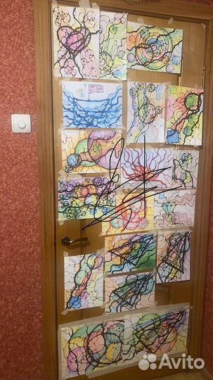 Картина для инретерьера нейрографика