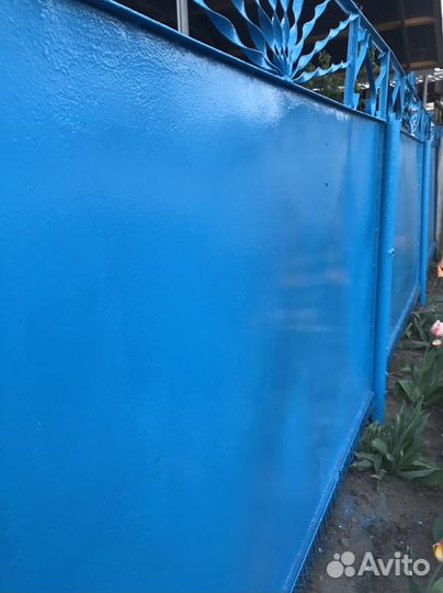 Продаю заборные секции б/у