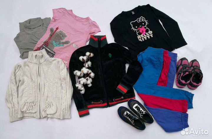 Одежда для девочки пакетом 134 140