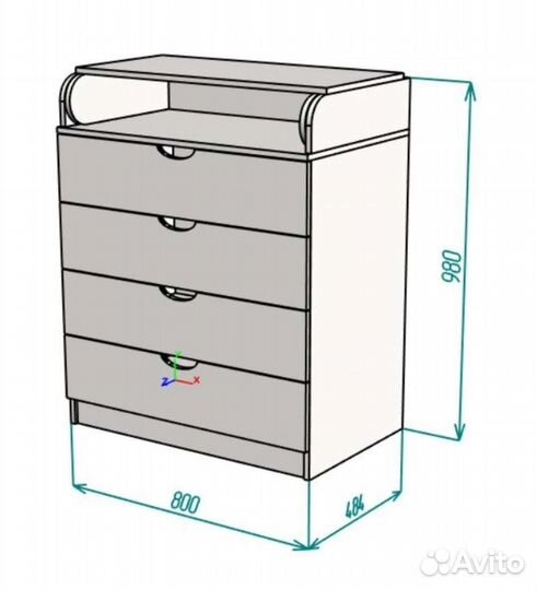 Пеленальный столик не IKEA венге
