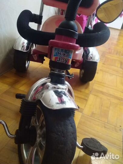 Велосипед с родительской ручкой