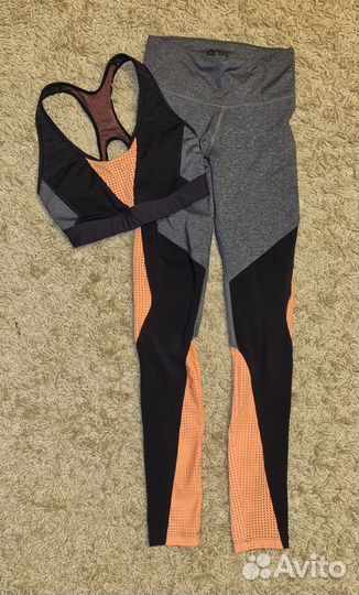 Легинсы и топ reebok, 2xs