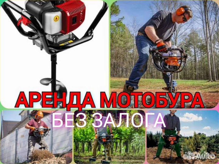 Аренда Мотобура без залога