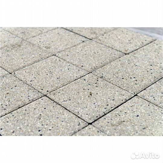 Тротуарная плитка Лувр белый гранит