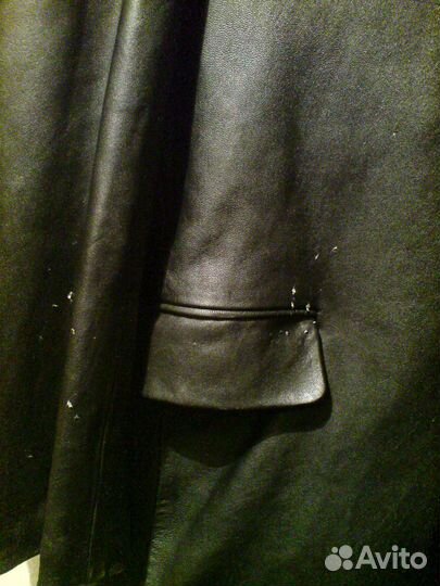 Пиджак кожаный мужской