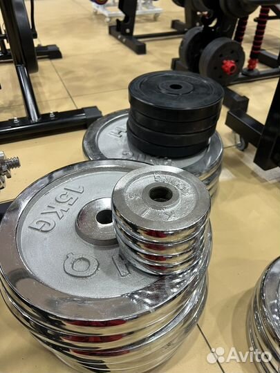 Блины диски для гантель/штанги 1,25 кг