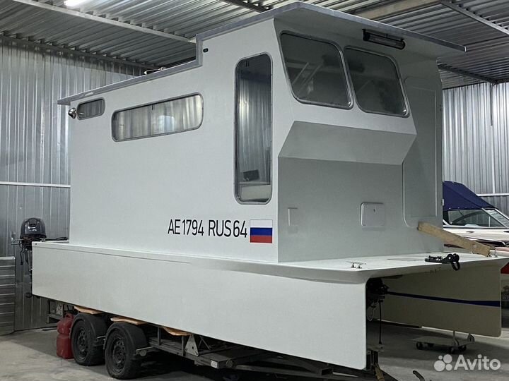 Новый катамаран Хаусбот в автогабарите, Марк-1