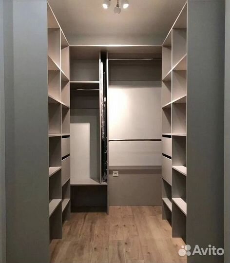 Гардеробная на заказ за короткий срок