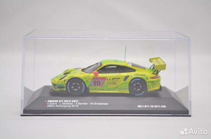 Porsche 911 (991 II) GT3 R #Grello 2019, IXO, 1/43