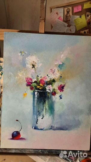 Картина маслом на холсте натюрморт