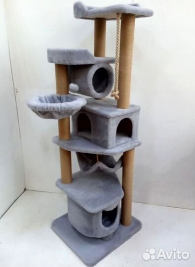 Классный высокий комплекс для одной или нескольких кошек всех пород высота 190 см от производителя