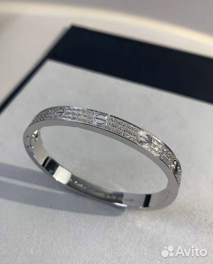 Браслет Cartier Love Pave