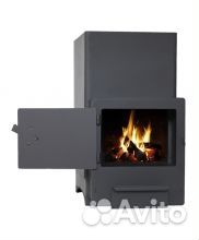 Стальная банная печь Копеечка с выносом