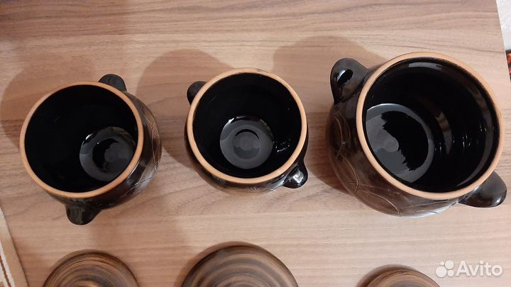 Горшочки для запекания керамические новые