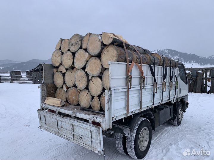 Дрова чурками Сосна Лиственница