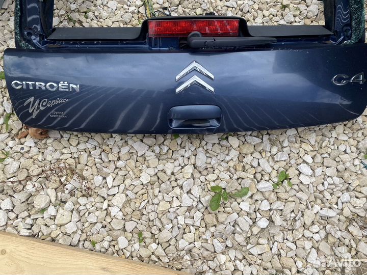 Накладка крышки багажника citroen c4 купе 2008
