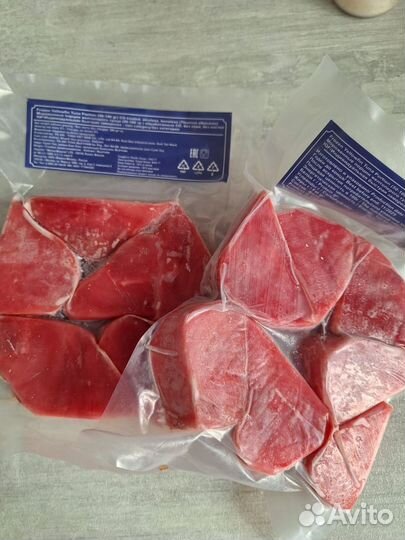 Стейки тунца