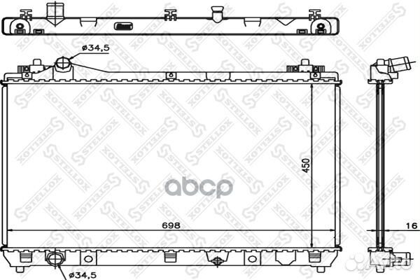 1025457SX радиатор системы охлаждения Suzuki G
