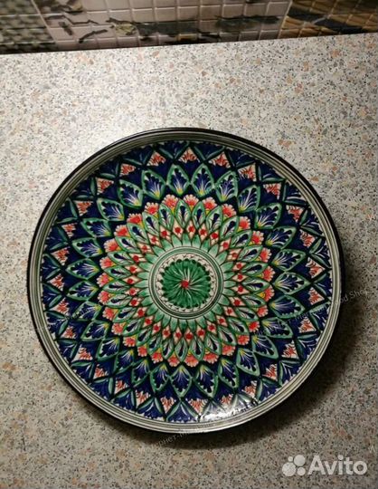 Тарелка ляган 32см синий