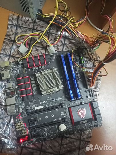 Msi Z97M Gaming, i7 (e3 1270v3), куллер, озу